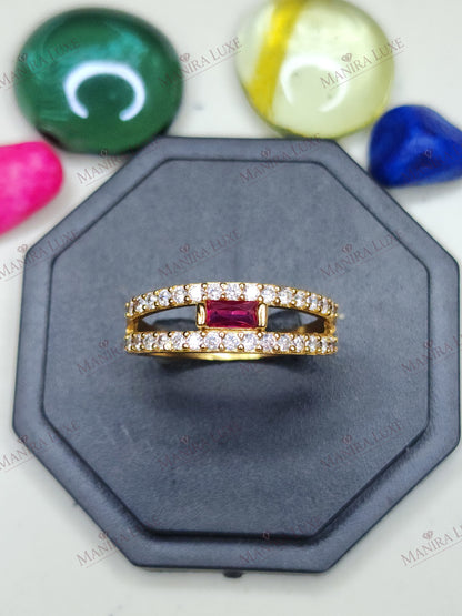 REGAL EMBER GOLD RING