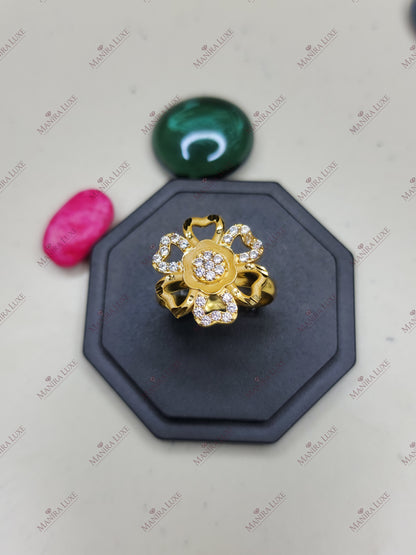 AURELIAN BLOOM GOLD RING