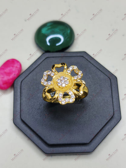 AURELIAN BLOOM GOLD RING