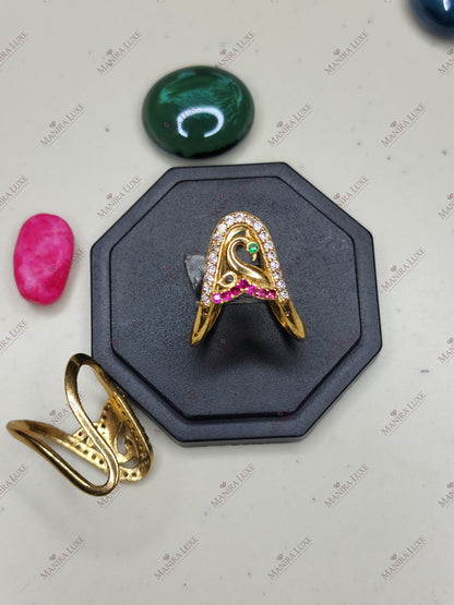 MAYURA ARCH GOLD RING