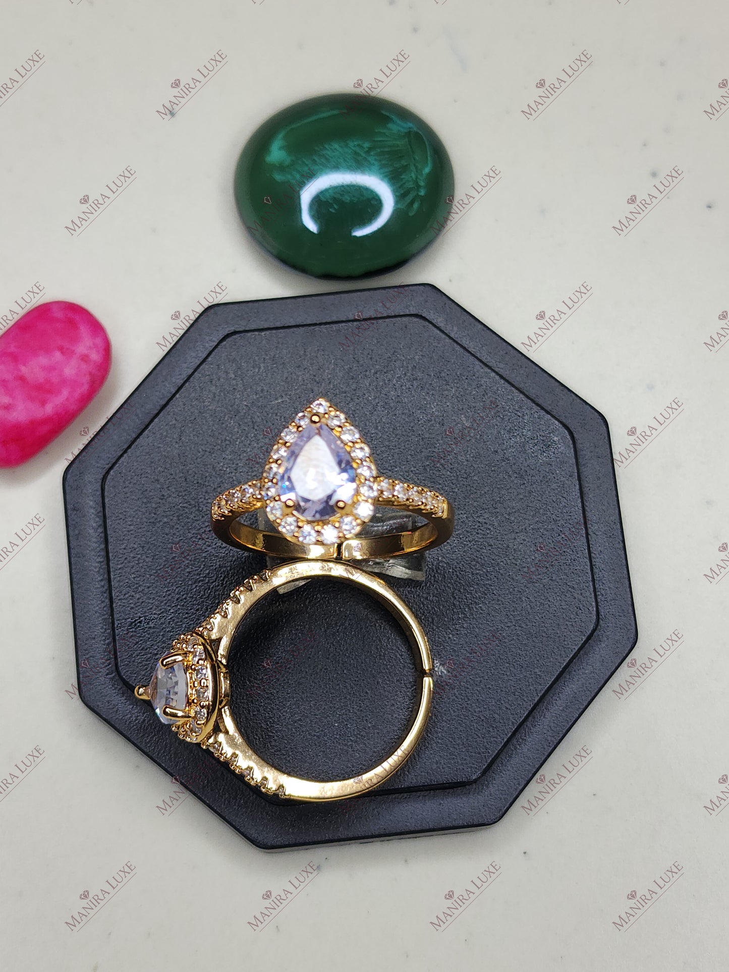 GOLDEN HALO AURA GOLD RING