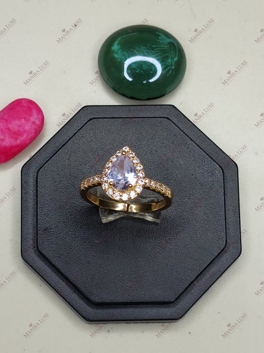 GOLDEN HALO AURA GOLD RING