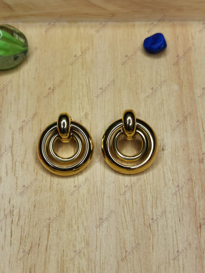 ORBITAL LUXE GOLD EARRINGS