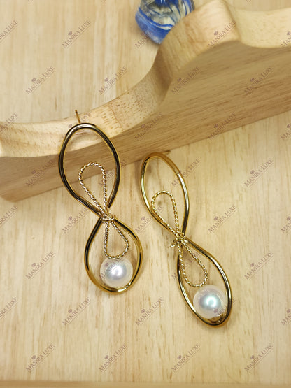 THE PARADIGM PAIR GOLD EARRINGS