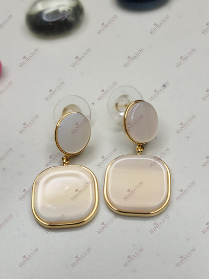 IVORY SHORE GOLD EARRINGS