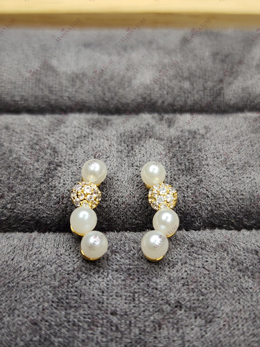STELLAR VINE GOLD EARRINGS