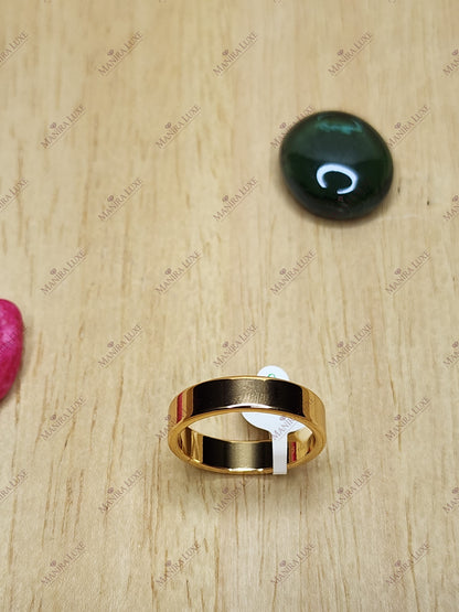LUMINA FLAT GOLD RINGS