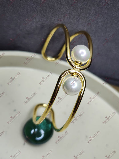 SOLAR ECLIPSE TWINS GOLD BRACELET