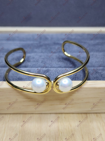 SOLAR ECLIPSE TWINS GOLD BRACELET