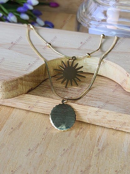 CELESTIAL MERIDIAN GOLD NECKLACE