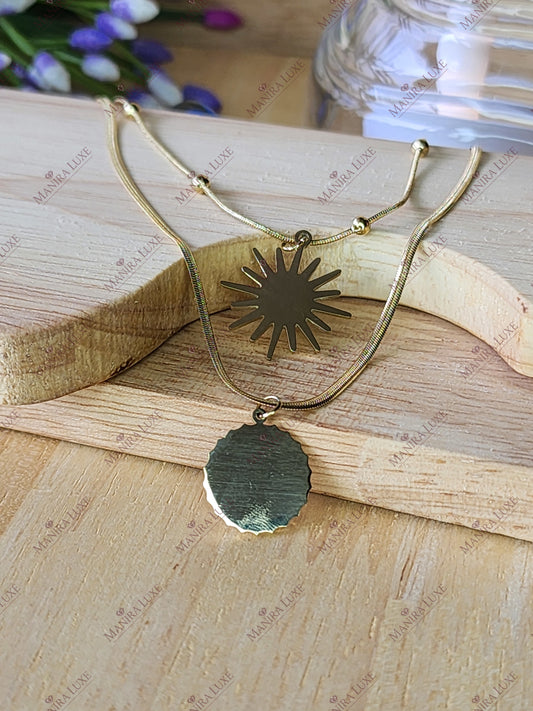 CELESTIAL MERIDIAN GOLD NECKLACE