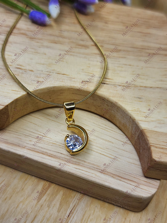 LIQUID MOONBEAM GOLD NECKLACE
