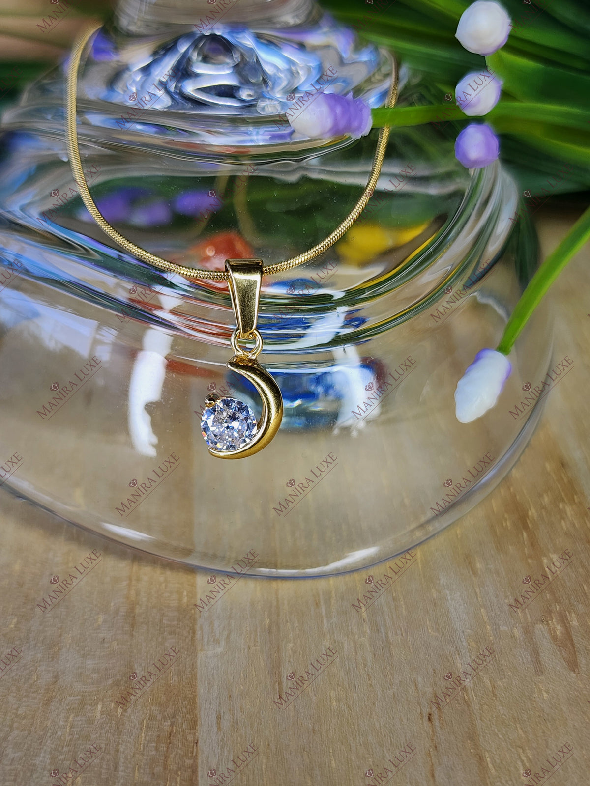 LIQUID MOONBEAM GOLD NECKLACE