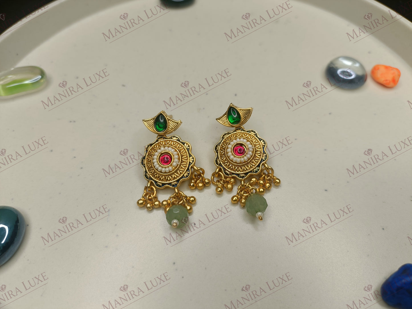 DHRUV TARA BRASS GOLD MANGALSUTRA SET