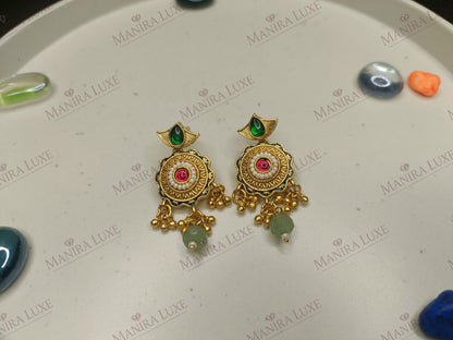 DHRUV TARA BRASS GOLD MANGALSUTRA SET