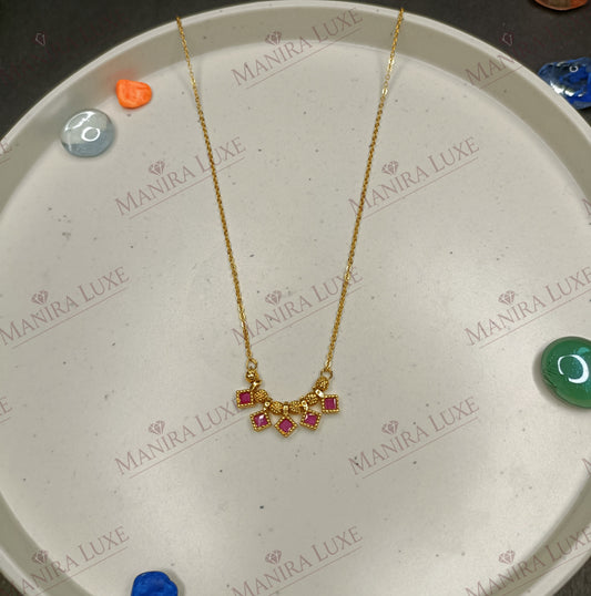 RUBY CUBE GOLD PLATED TANMANIYA