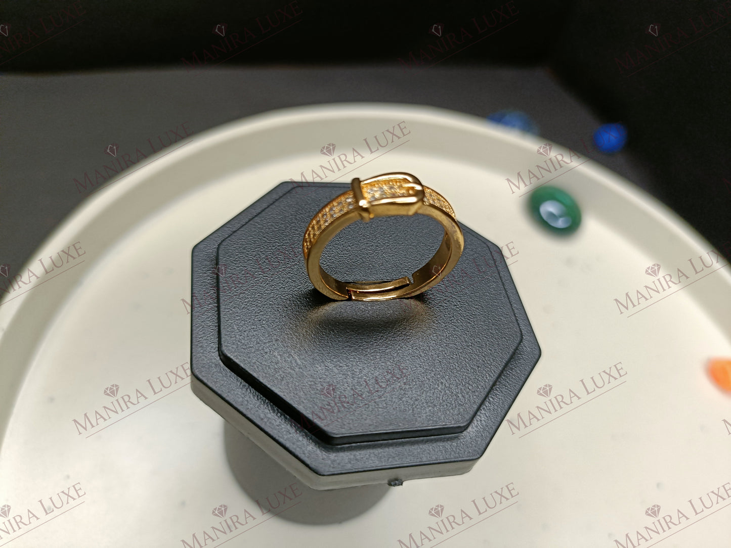 THE GILDED FASTENER ROSE GOLD RING