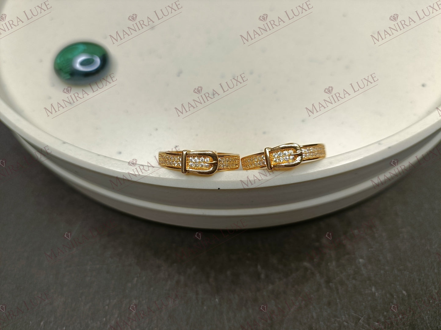 THE GILDED FASTENER ROSE GOLD RING