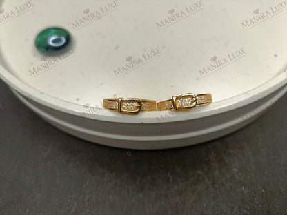 THE GILDED FASTENER ROSE GOLD RING
