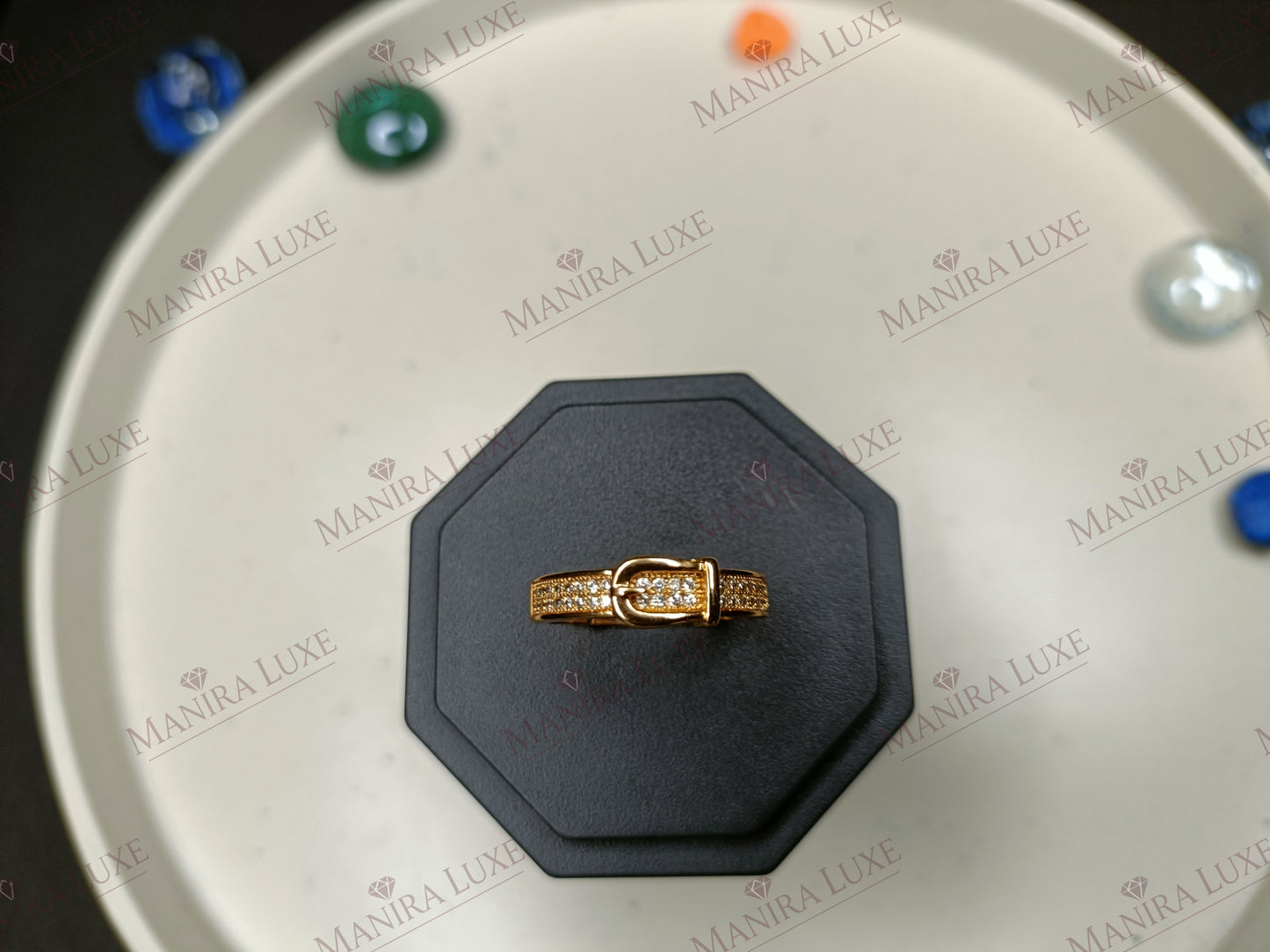 THE GILDED FASTENER ROSE GOLD RING