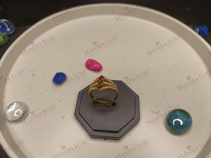 MARQUISE PRISM GOLD RING