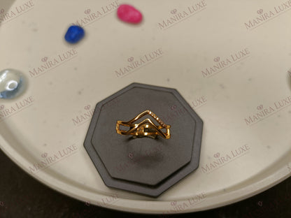 THE APEX ROSE GOLD RING
