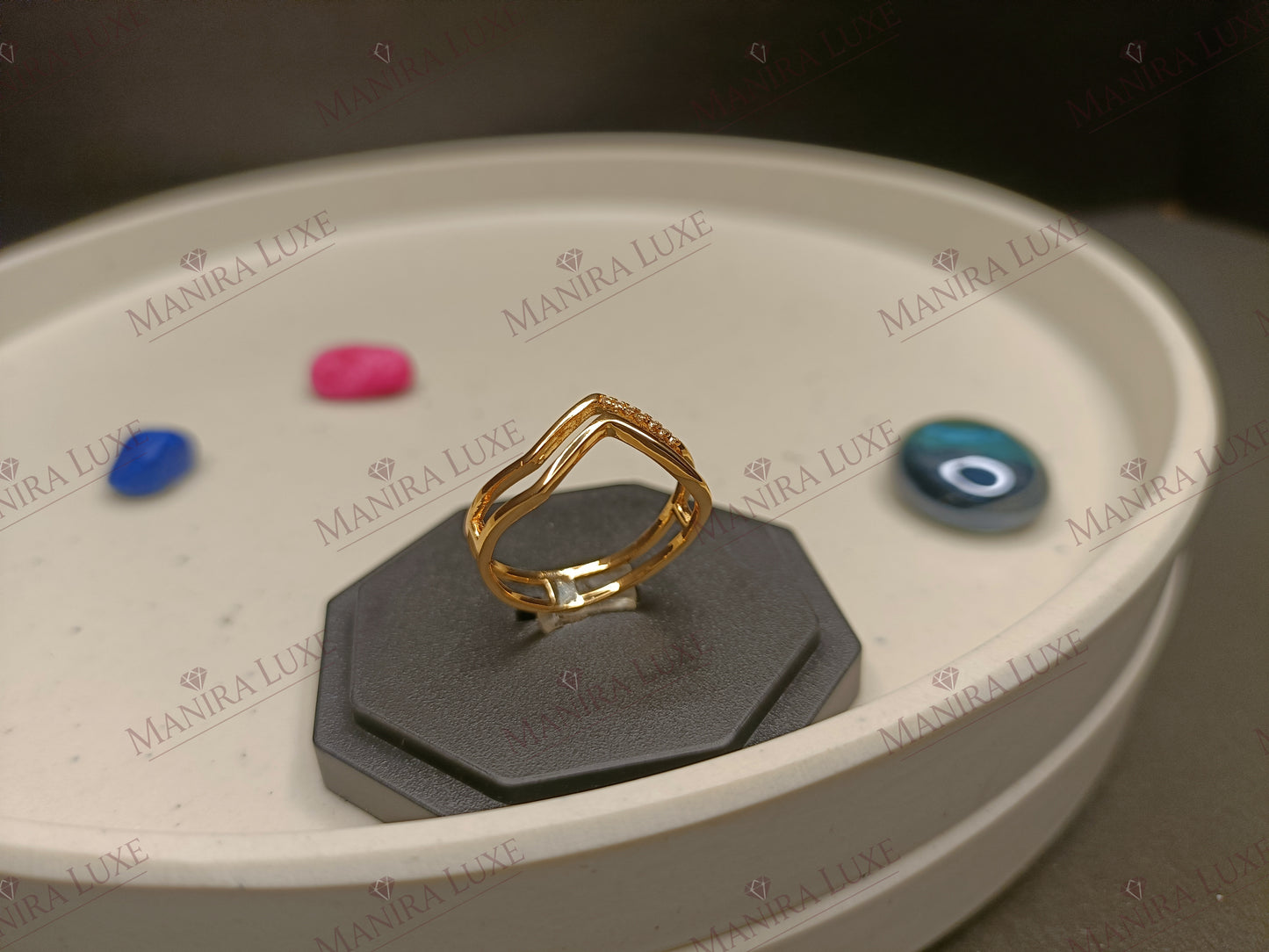 THE APEX ROSE GOLD RING