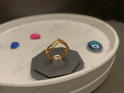THE APEX ROSE GOLD RING