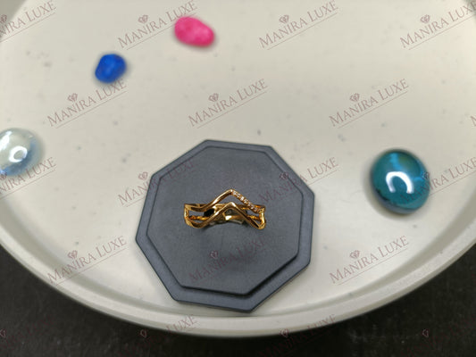 THE APEX ROSE GOLD RING