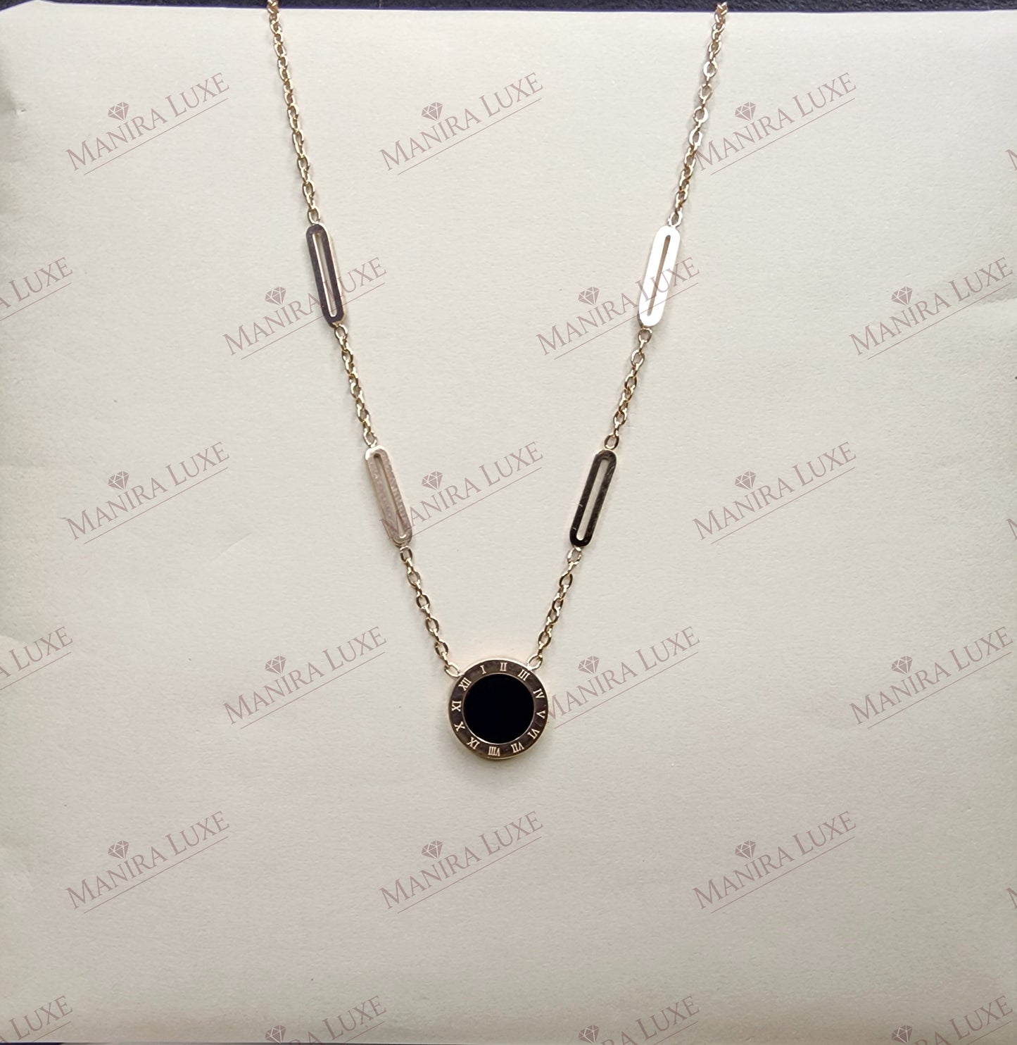 LEGACY CIRCLE ROSE GOLD NECKLACE