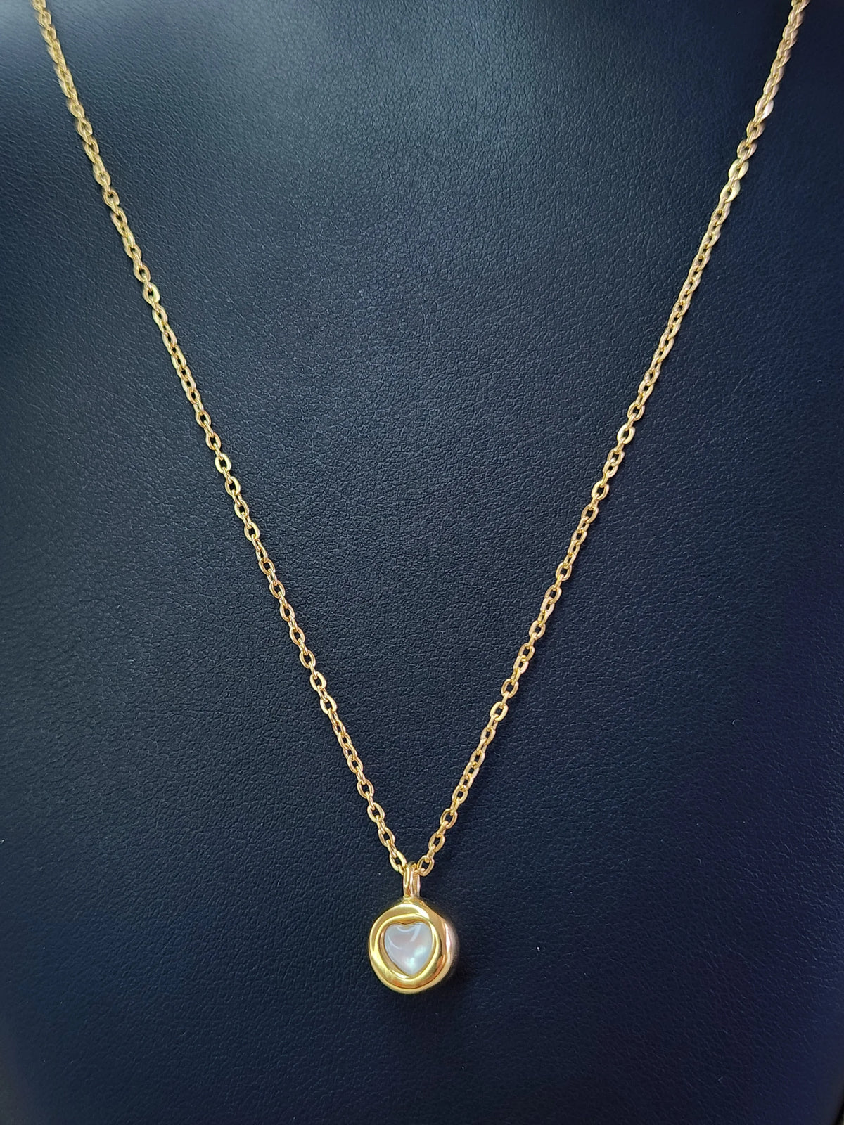 Delicate Gold Mother-of-Pearl Necklace